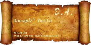 Daragó Anita névjegykártya